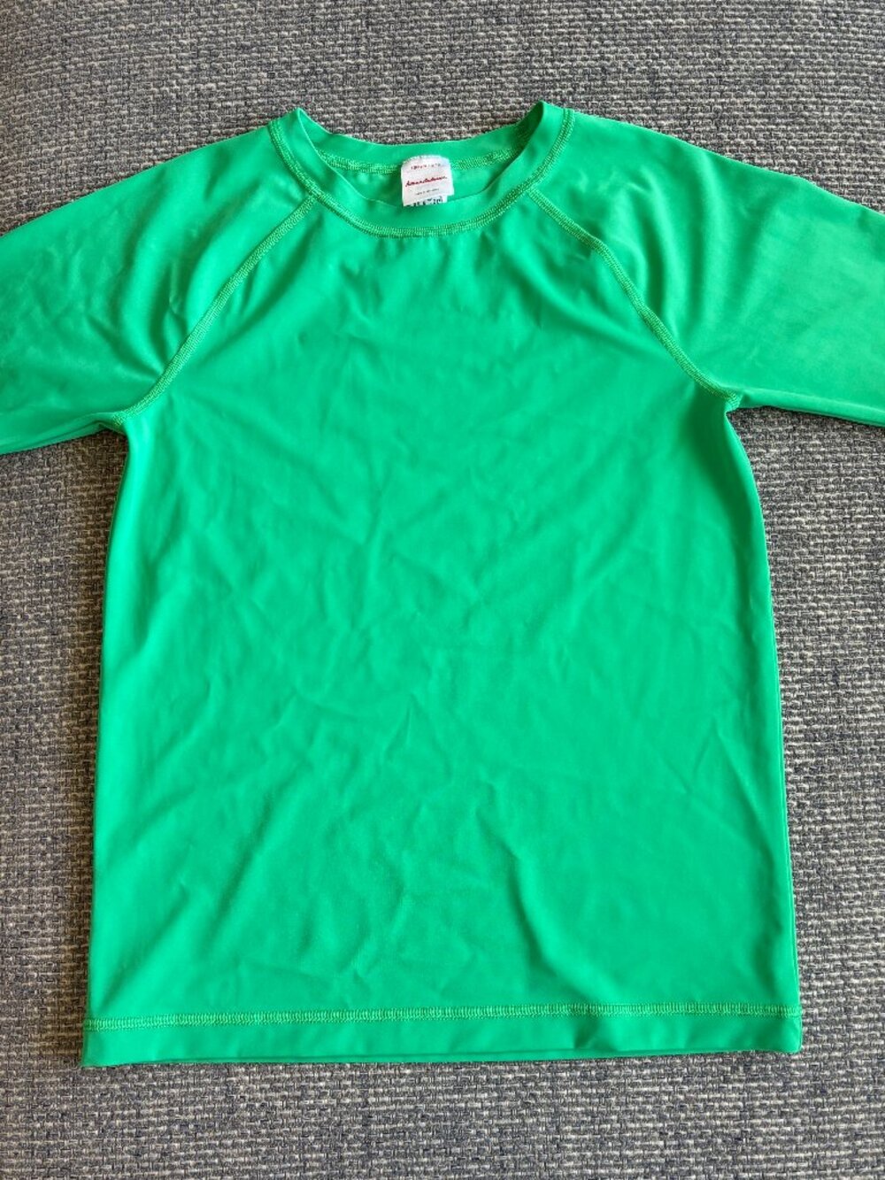 Hanna Andersson Boys NWOT SS Minty Green Rashguard | Sz 150 (12)